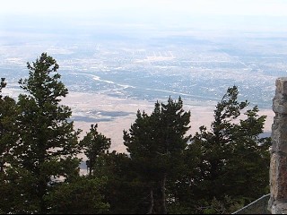 Sandia peak looking east