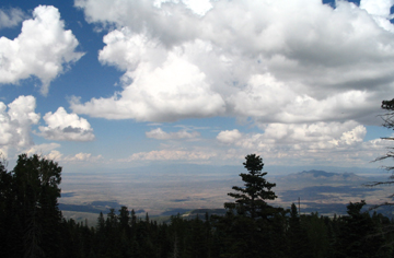 Sandia peak looking east